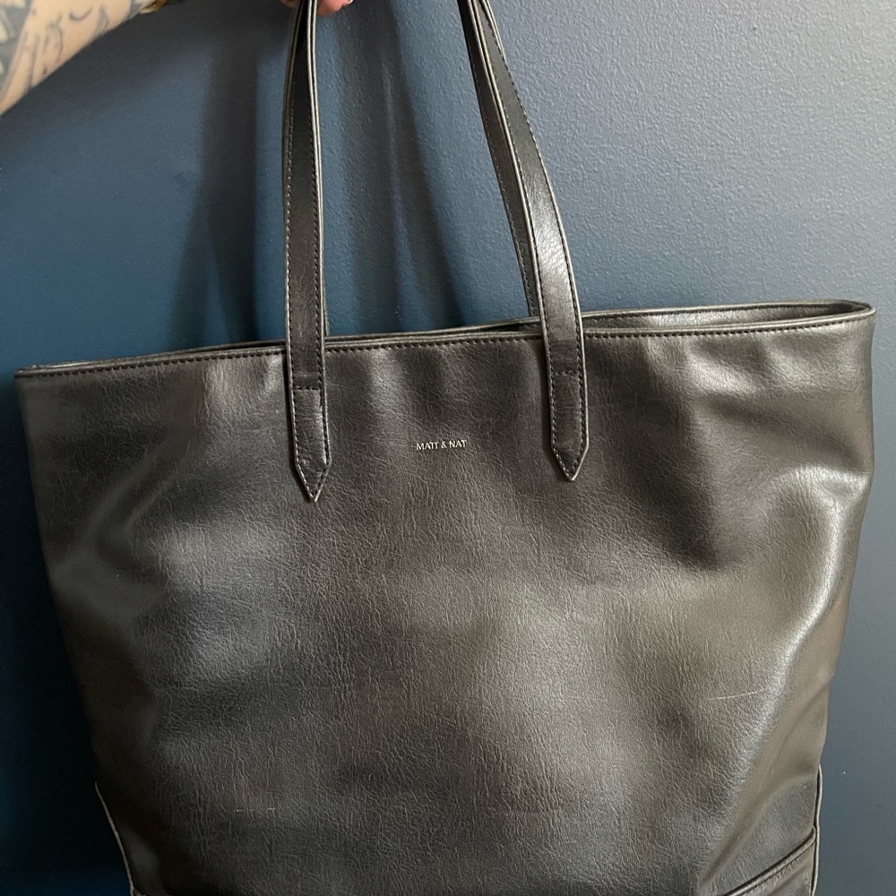 Matt & Nat Charcoal Tote Bag